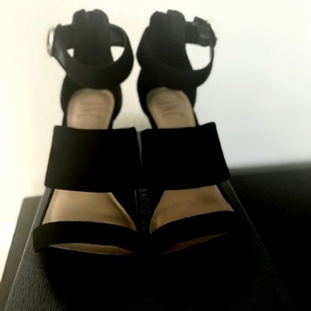 INC Black Suede Heel Size 7.5